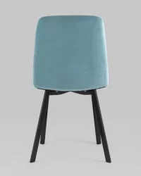 Стул Оливер Скуаре велюр Пыльно-голубой / Oliver Square